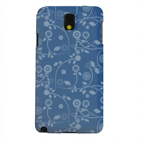 Geeks Designer Line (GDL) Samsung Galaxy Note 3 Matte Hard Back Cover - Floral 2 Monaco Blue Geeks Designer Line (GDL) Samsung Galaxy Note 3 Matte Hard Back Cover - Floral 2 Monaco Blue