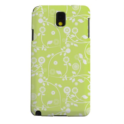 Geeks Designer Line (GDL) Samsung Galaxy Note 3 Matte Hard Back Cover - Floral 2 Tender Shoots
