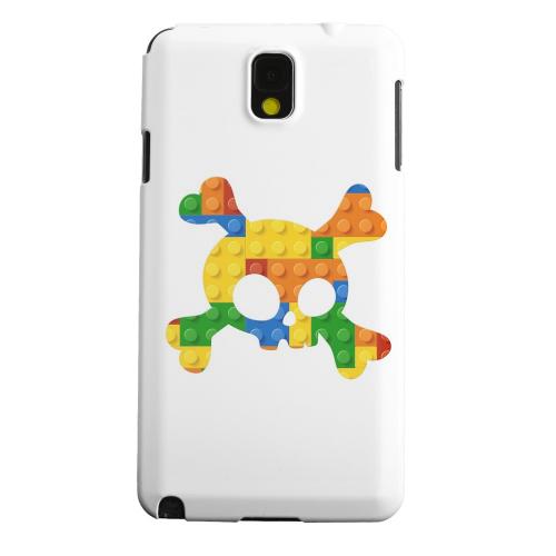 Geeks Designer Line (GDL) Samsung Galaxy Note 3 Matte Hard Back Cover - Blocks Crossbones Geeks Designer Line (GDL) Samsung Galaxy Note 3 Matte Hard Back Cover - Blocks Crossbones