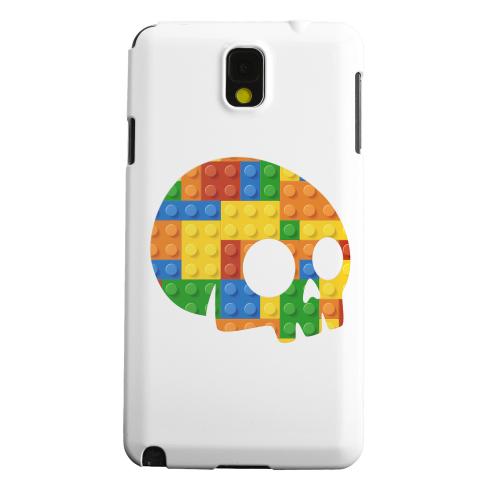 Geeks Designer Line (GDL) Samsung Galaxy Note 3 Matte Hard Back Cover - Blocks Side Skull Geeks Designer Line (GDL) Samsung Galaxy Note 3 Matte Hard Back Cover - Blocks Side Skull