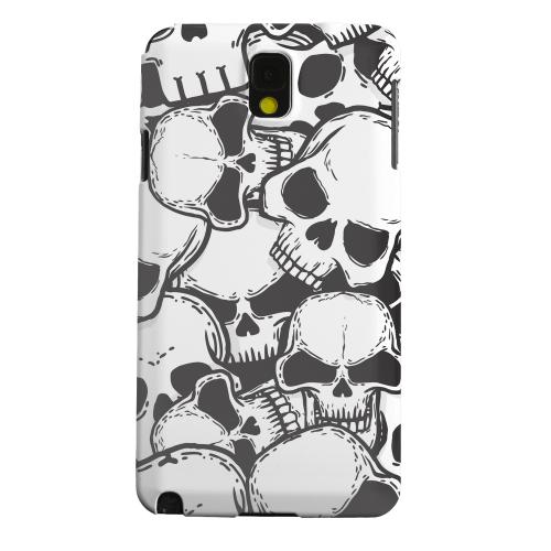 Geeks Designer Line (GDL) Samsung Galaxy Note 3 Matte Hard Back Cover - Doom Skulls
