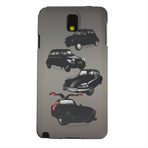Geeks Designer Line (GDL) Samsung Galaxy Note 3 Matte Hard Back Cover - Classic Euro Cars Fade Geeks Designer Line (GDL) Samsung Galaxy Note 3 Matte Hard Back Cover - Classic Euro Cars Fade