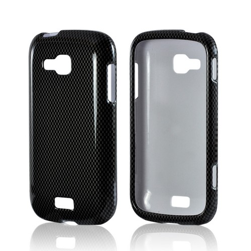 Black/ Gray Carbon Fiber Design Hard Case for Samsung ATIV Odyssey