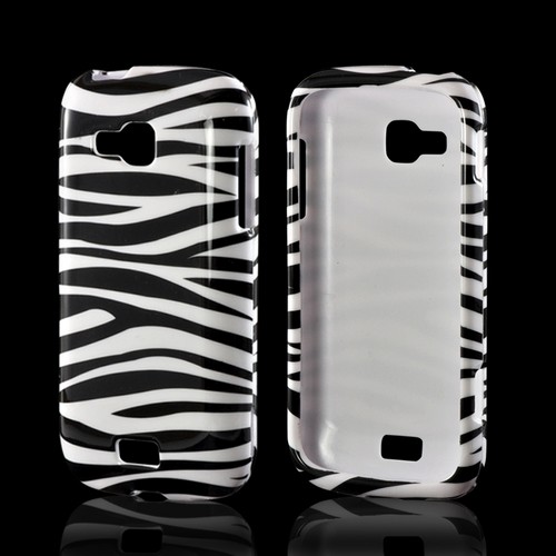 White/ Black Zebra Hard Case for Samsung ATIV Odyssey