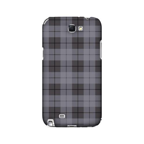 Grayish Plaid - Geeks Designer Line Checker Series Hard Case for Samsung Galaxy Note 2 Grayish Plaid - Geeks Designer Line Checker Series Hard Case for Samsung Galaxy Note 2