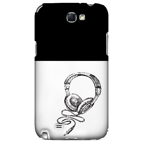 Head Bobbing Black - Geeks Designer Line Music Series Hard Case for Samsung Galaxy Note 2 Head Bobbing Black - Geeks Designer Line Music Series Hard Case for Samsung Galaxy Note 2