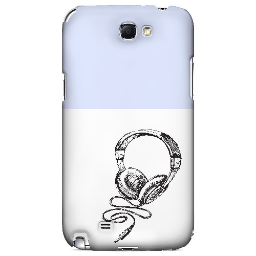 Head Bobbing Faint Blue - Geeks Designer Line Music Series Hard Case for Samsung Galaxy Note 2 Head Bobbing Faint Blue - Geeks Designer Line Music Series Hard Case for Samsung Galaxy Note 2