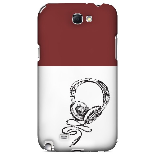 Head Bobbing Maroon - Geeks Designer Line Music Series Hard Case for Samsung Galaxy Note 2 Head Bobbing Maroon - Geeks Designer Line Music Series Hard Case for Samsung Galaxy Note 2