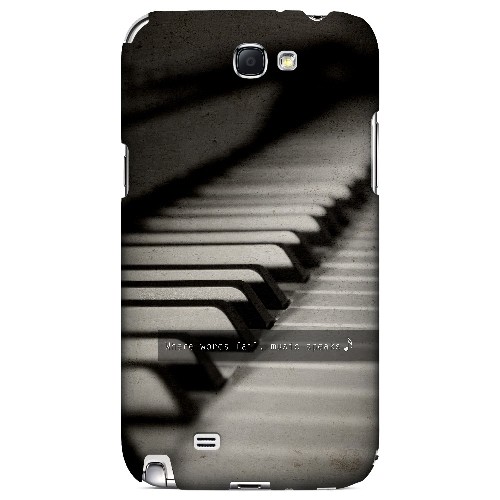 Music Speaks - Geeks Designer Line Music Series Hard Case for Samsung Galaxy Note 2 Music Speaks - Geeks Designer Line Music Series Hard Case for Samsung Galaxy Note 2
