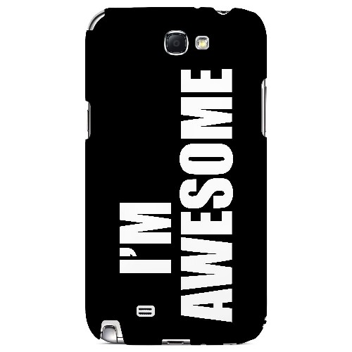 Awesome - Geeks Designer Line Humor Series Hard Case for Samsung Galaxy Note 2