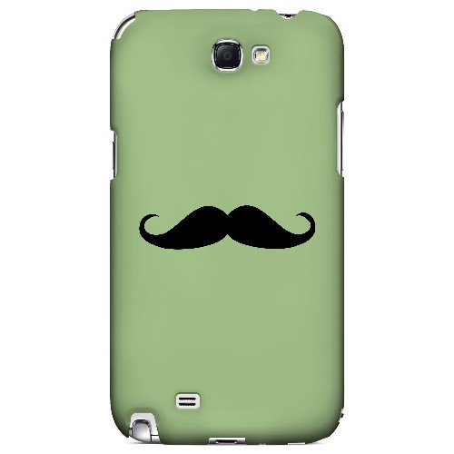 Mustache Greenish - Geeks Designer Line Humor Series Hard Case for Samsung Galaxy Note 2 Mustache Greenish - Geeks Designer Line Humor Series Hard Case for Samsung Galaxy Note 2