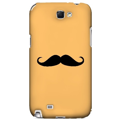 Mustache Orange - Geeks Designer Line Humor Series Hard Case for Samsung Galaxy Note 2 Mustache Orange - Geeks Designer Line Humor Series Hard Case for Samsung Galaxy Note 2