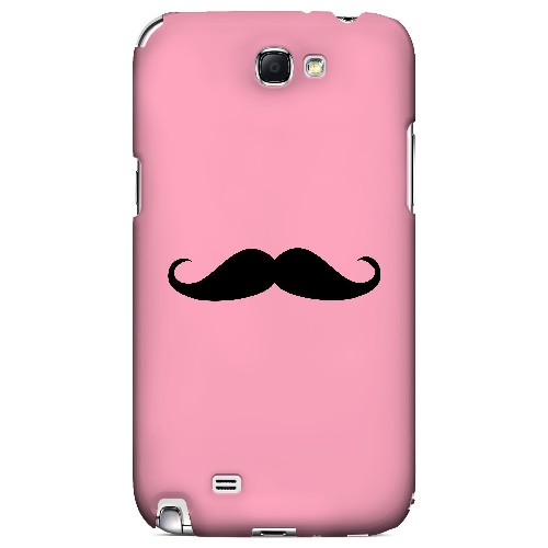 Mustache Pink - Geeks Designer Line Humor Series Hard Case for Samsung Galaxy Note 2 Mustache Pink - Geeks Designer Line Humor Series Hard Case for Samsung Galaxy Note 2