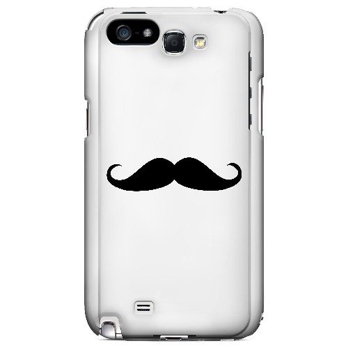 Mustache White - Geeks Designer Line Humor Series Hard Case for Samsung Galaxy Note 2 Mustache White - Geeks Designer Line Humor Series Hard Case for Samsung Galaxy Note 2