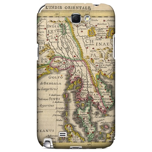 Indie Orientale - Geeks Designer Line Map Series Hard Case for Samsung Galaxy Note 2 Indie Orientale - Geeks Designer Line Map Series Hard Case for Samsung Galaxy Note 2