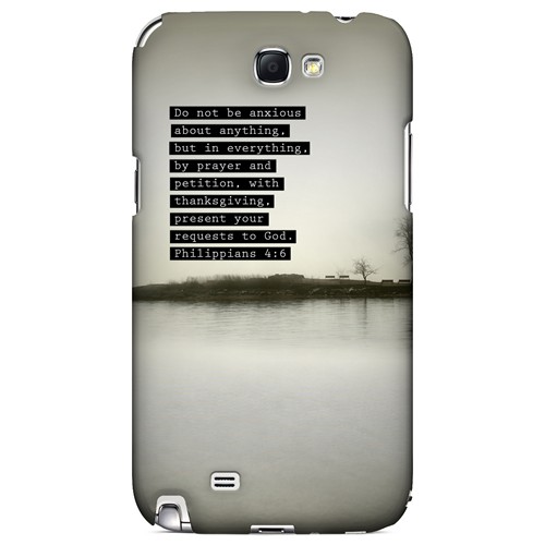 Philippians 4:6 - Geeks Designer Line Bible Series Hard Case for Samsung Galaxy Note 2 Philippians 4:6 - Geeks Designer Line Bible Series Hard Case for Samsung Galaxy Note 2