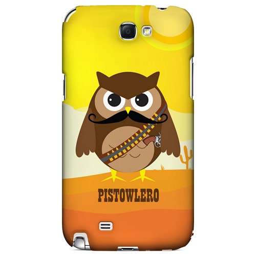 Pistowlero - Geeks Designer Line Owl Series Hard Case for Samsung Galaxy Note 2 Pistowlero - Geeks Designer Line Owl Series Hard Case for Samsung Galaxy Note 2