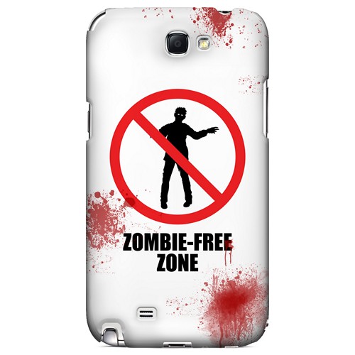 Zombie-Free Zone - Geeks Designer Line Apocalyptic Series Hard Case for Samsung Galaxy Note 2 Zombie-Free Zone - Geeks Designer Line Apocalyptic Series Hard Case for Samsung Galaxy Note 2