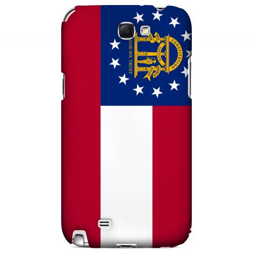 Georgia - Geeks Designer Line Flag Series Hard Back Case for Samsung Galaxy Note 2 Georgia - Geeks Designer Line Flag Series Hard Back Case for Samsung Galaxy Note 2