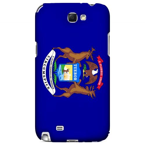 Michigan - Geeks Designer Line Flag Series Hard Back Case for Samsung Galaxy Note 2 Michigan - Geeks Designer Line Flag Series Hard Back Case for Samsung Galaxy Note 2