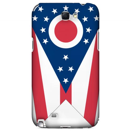 Ohio - Geeks Designer Line Flag Series Hard Back Case for Samsung Galaxy Note 2 Ohio - Geeks Designer Line Flag Series Hard Back Case for Samsung Galaxy Note 2