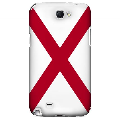 Alabama - Geeks Designer Line Flag Series Hard Back Case for Samsung Galaxy Note 2 Alabama - Geeks Designer Line Flag Series Hard Back Case for Samsung Galaxy Note 2