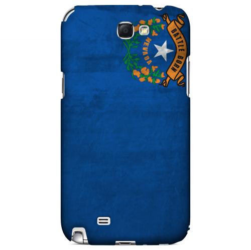 Grunge Nevada - Geeks Designer Line Flag Series Hard Case for Samsung Galaxy Note 2 Grunge Nevada - Geeks Designer Line Flag Series Hard Case for Samsung Galaxy Note 2