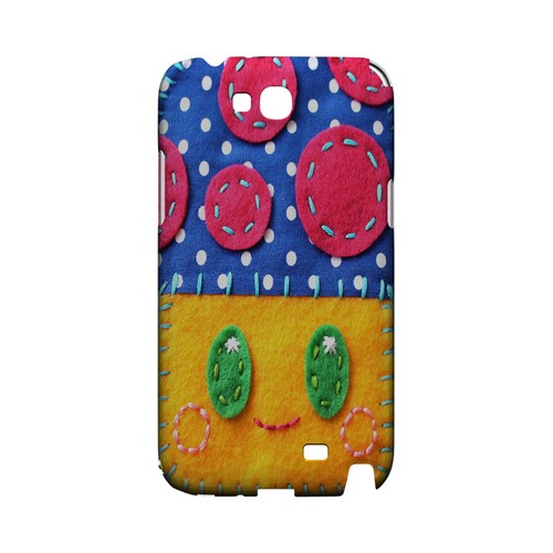 Blue/ Yellow Mushroom Geek Nation Program Exclusive Jodie Rackley Series Hard Case for Samsung Galaxy Note 2