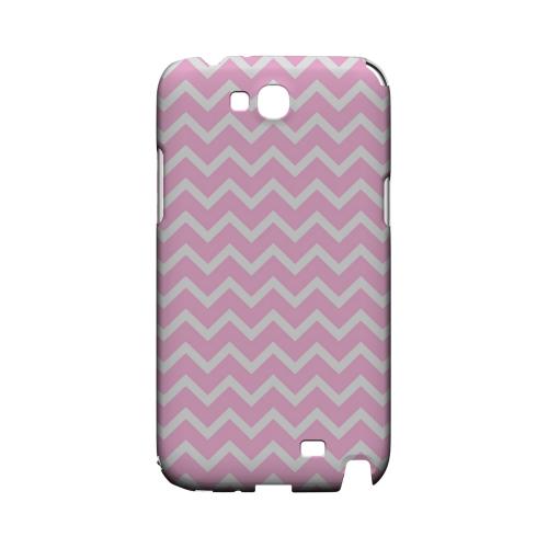 White on Pink Geeks Designer Line Zig Zag Series Slim Hard Case for Samsung Galaxy Note 2