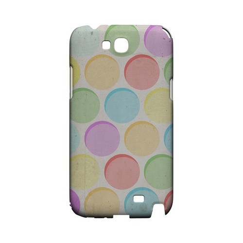 Grungy & Rainbow Geeks Designer Line Polka Dot Series Slim Hard Case for Samsung Galaxy Note 2
