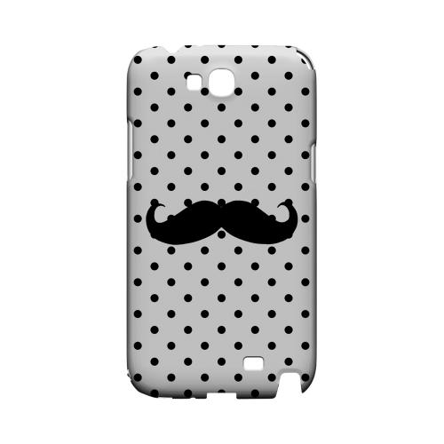 Stache on White Geeks Designer Line Polka Dot Series Slim Hard Case for Samsung Galaxy Note 2 Stache on White Geeks Designer Line Polka Dot Series Slim Hard Case for Samsung Galaxy Note 2
