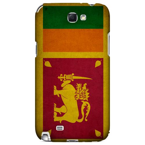 Grunge Sri Lanka Geeks Designer Line Flag Series Slim Hard Case for Samsung Galaxy Note 2 Grunge Sri Lanka Geeks Designer Line Flag Series Slim Hard Case for Samsung Galaxy Note 2