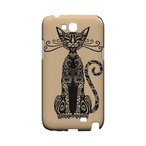 Kitty Nouveau on Peach - Geeks Designer Line Tattoo Series Hard Case for Samsung Galaxy Note 2 Kitty Nouveau on Peach - Geeks Designer Line Tattoo Series Hard Case for Samsung Galaxy Note 2