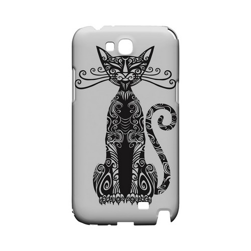 Kitty Nouveau on White - Geeks Designer Line Tattoo Series Hard Case for Samsung Galaxy Note 2 Kitty Nouveau on White - Geeks Designer Line Tattoo Series Hard Case for Samsung Galaxy Note 2