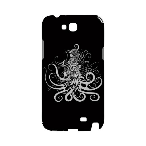White Medusa on Black - Geeks Designer Line Tattoo Series Hard Case for Samsung Galaxy Note 2 White Medusa on Black - Geeks Designer Line Tattoo Series Hard Case for Samsung Galaxy Note 2