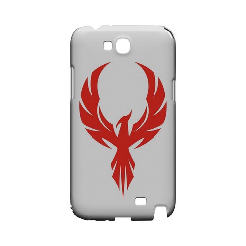 Phoenix Red on White - Geeks Designer Line Tattoo Series Hard Case for Samsung Galaxy Note 2 Phoenix Red on White - Geeks Designer Line Tattoo Series Hard Case for Samsung Galaxy Note 2