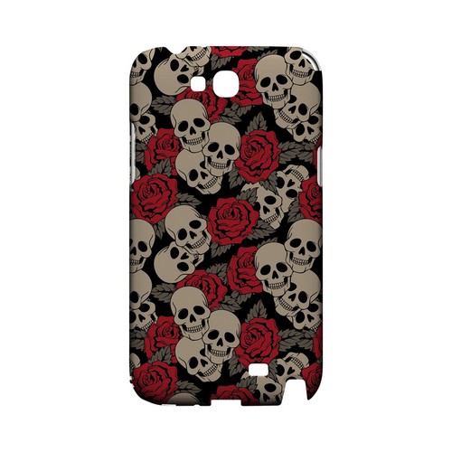 Rose Skulls - Geeks Designer Line Tattoo Series Hard Case for Samsung Galaxy Note 2 Rose Skulls - Geeks Designer Line Tattoo Series Hard Case for Samsung Galaxy Note 2
