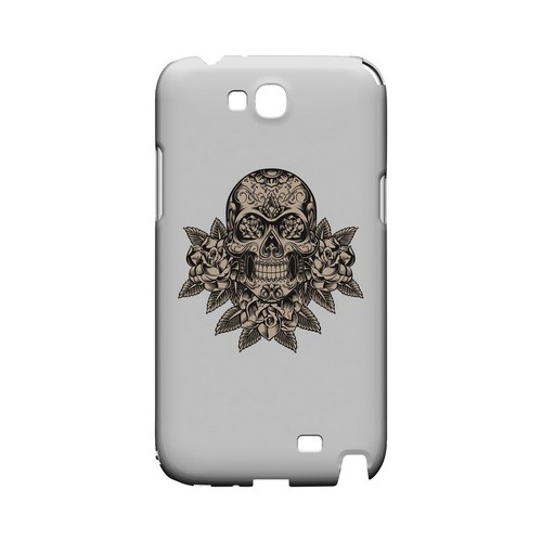 Skull Roses - Geeks Designer Line Tattoo Series Hard Case for Samsung Galaxy Note 2 Skull Roses - Geeks Designer Line Tattoo Series Hard Case for Samsung Galaxy Note 2