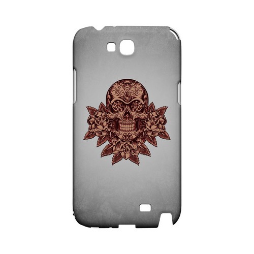 Skull Roses Red Grunge - Geeks Designer Line Tattoo Series Hard Case for Samsung Galaxy Note 2 Skull Roses Red Grunge - Geeks Designer Line Tattoo Series Hard Case for Samsung Galaxy Note 2