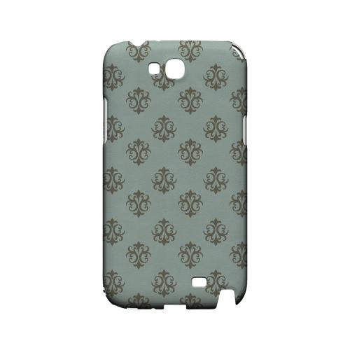 Ornamental Dusk Blue - Geeks Designer Line Pantone Color Series Hard Case for Samsung Galaxy Note 2