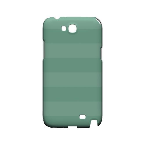 Stripes Grayed Jade - Geeks Designer Line Pantone Color Series Hard Case for Samsung Galaxy Note 2