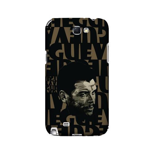 Che Guevara Serious Man on Brown - Geeks Designer Line Revolutionary Series Hard Case for Samsung Galaxy Note 2