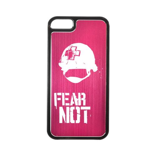 Apple iPhone 5/5S Hard Back Cover w/ Hot Pink Aluminum Back - I Need A Medic! Apple iPhone 5/5S Hard Back Cover w/ Hot Pink Aluminum Back - I Need A Medic!