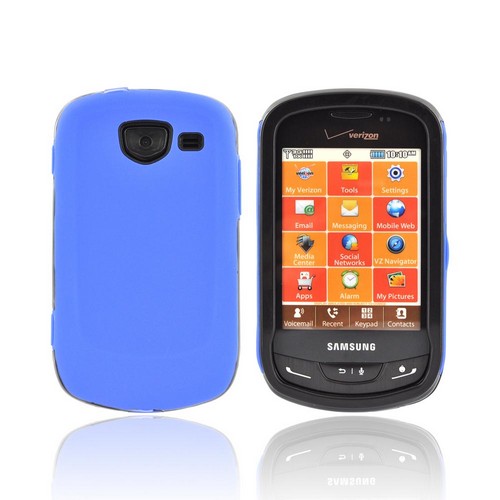 Samsung Brightside Silicone Over Hard Case - Blue/ Black