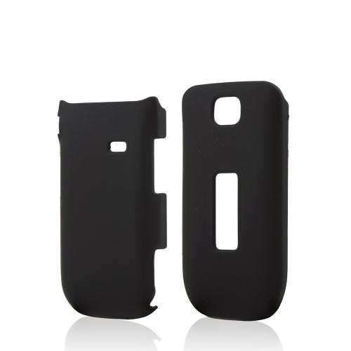 Black Rubberized Hard Case for Alcatel One Touch 768