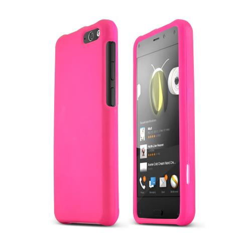 Hot Pink Amazon Fire Matte Rubberized Hard Case Cover; Perfect fit as Best Coolest Design Plastic Cases