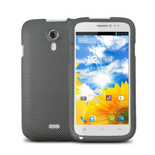 Gray/ Black Carbon Fiber Design Rubberized Hard Plastic Case for Blu Studio 5.0 Gray/ Black Carbon Fiber Design Rubberized Hard Plastic Case for Blu Studio 5.0