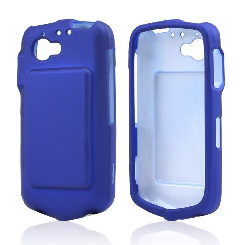 Blue Rubberized Hard Case for Casio G'zOne Commando 4G LTE C811