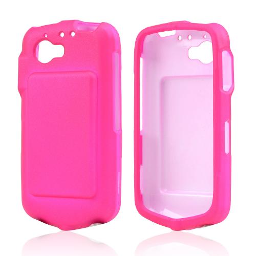 Hot Pink Rubberized Hard Case for Casio G'zOne Commando 4G LTE C811