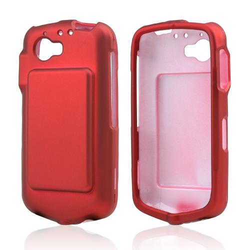 Red Rubberized Hard Case for Casio G'zOne Commando 4G LTE C811